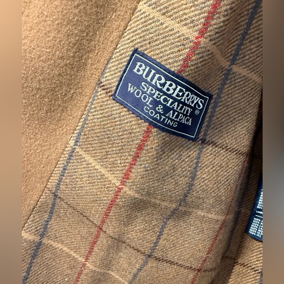 Classic Vintage Wool/Alpaca Burberry Camel Trench Coat - fits like a medium - Picture 2 of 10